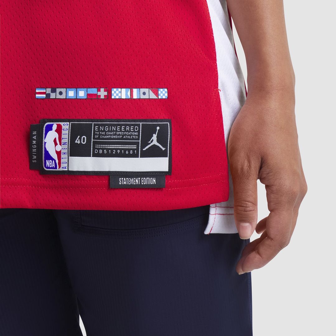 Kawhi Leonard LA Clippers Jordan Brand Unisex 2024/ 25 Swingman Jersey - Statement Edition - Red | NBA Fan Gear