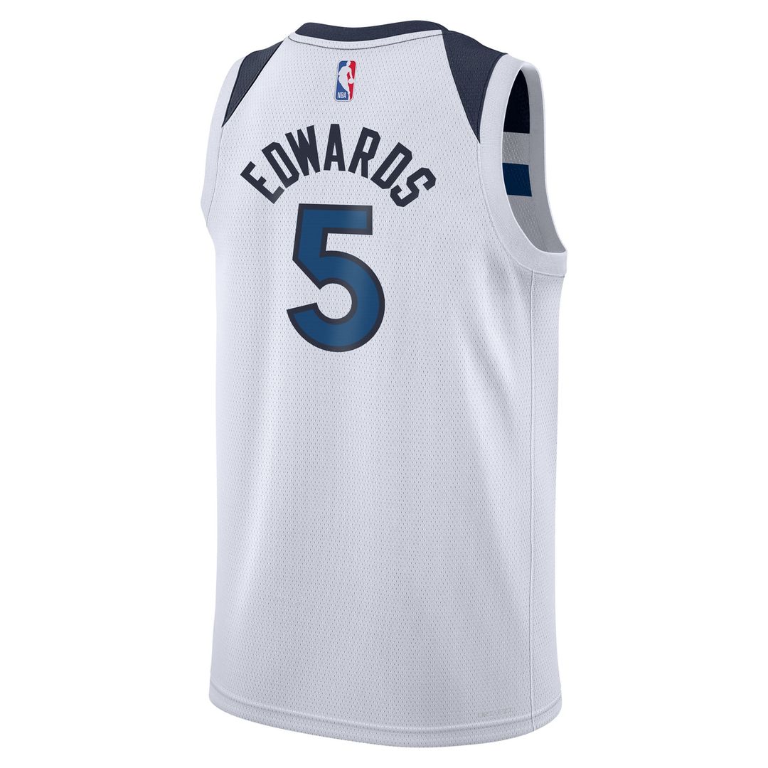 Anthony Edwards Minnesota Timberwolves Nike Youth Swingman Jersey - Association Edition - White | NBA Fan Gear