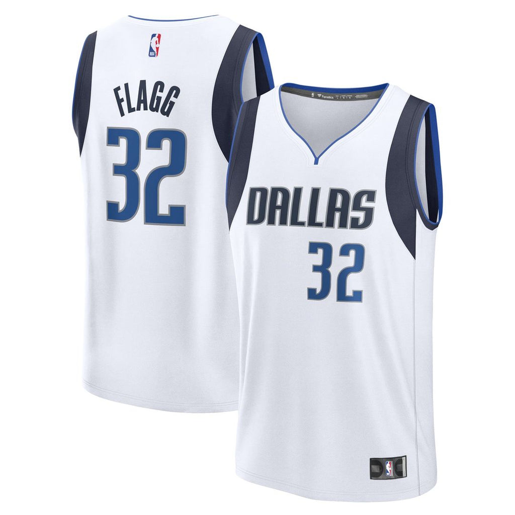 Cooper Flagg Dallas Mavericks Fanatics 2025 NBA Draft First Round Pick Fast Break Replica Jersey - Association Edition - White | Fan Gear