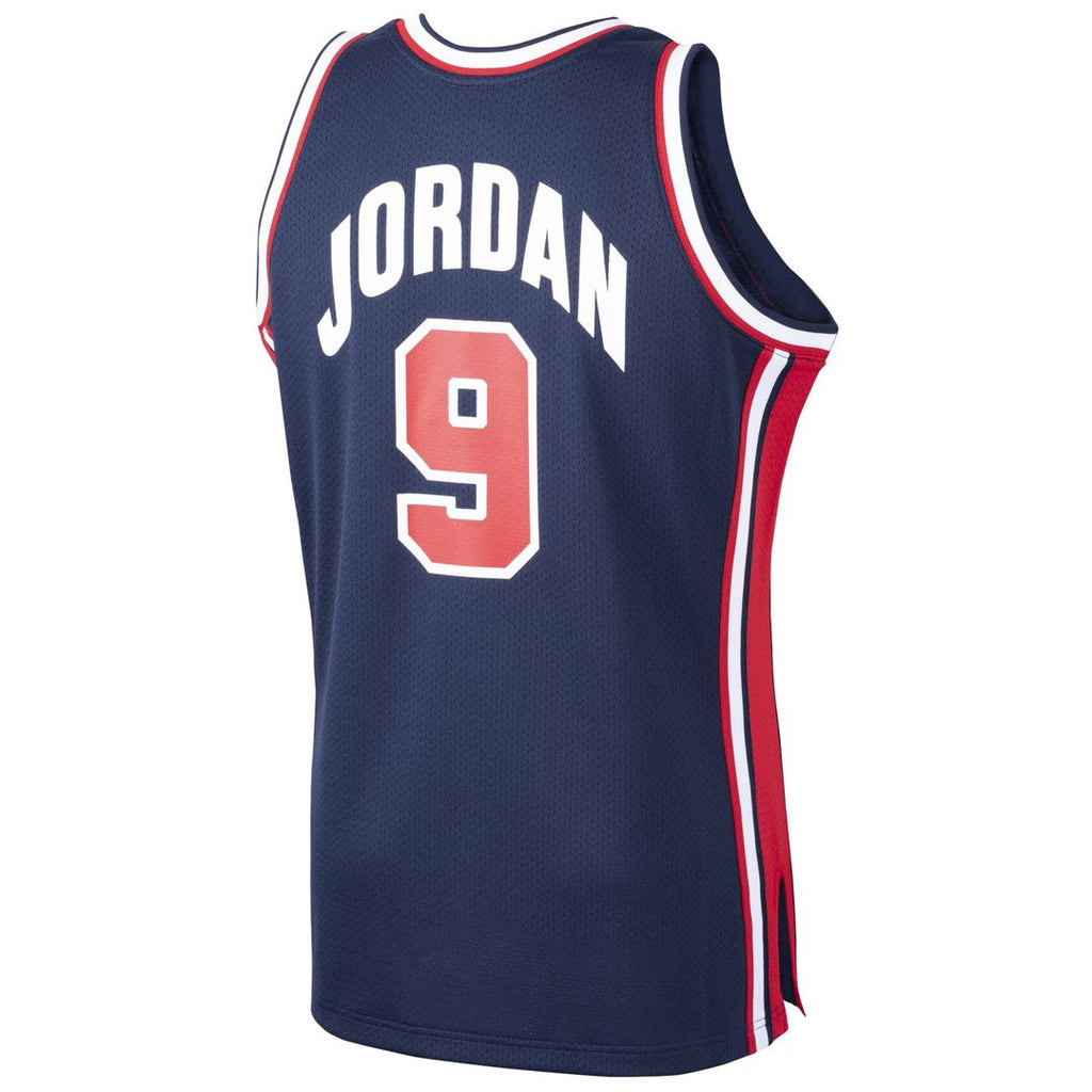 Michael Jordan USA Basketball Mitchell & Ness Home 1992 Dream Team Authentic Jersey - Navy | NBA Fan Gear