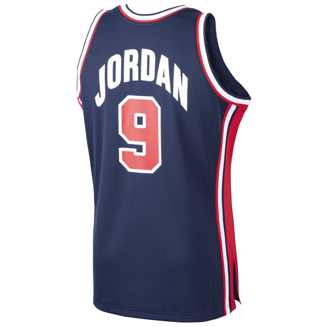 Michael Jordan USA Basketball Mitchell & Ness Home 1992 Dream Team Authentic Jersey - Navy | NBA Fan Gear