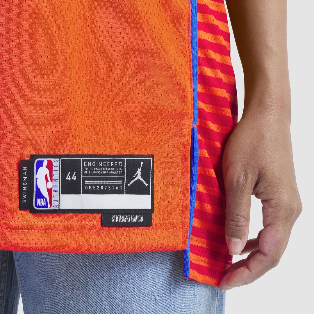 Shai Gilgeous-Alexander Oklahoma City Thunder Jordan Brand Unisex Swingman Jersey - Statement Edition - Orange | NBA Fan Gear