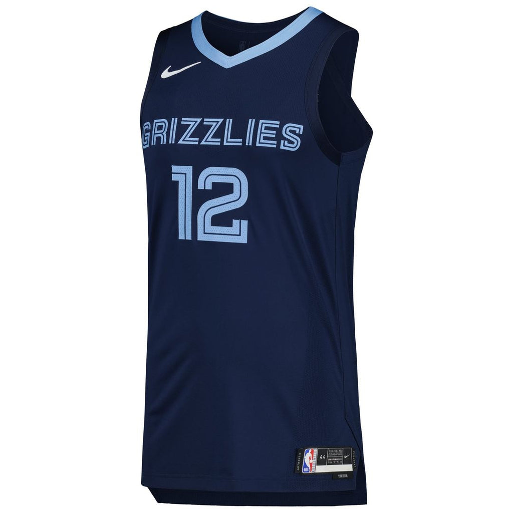 Ja Morant Memphis Grizzlies Nike Authentic Jersey - Icon Edition - Navy | NBA Fan Gear