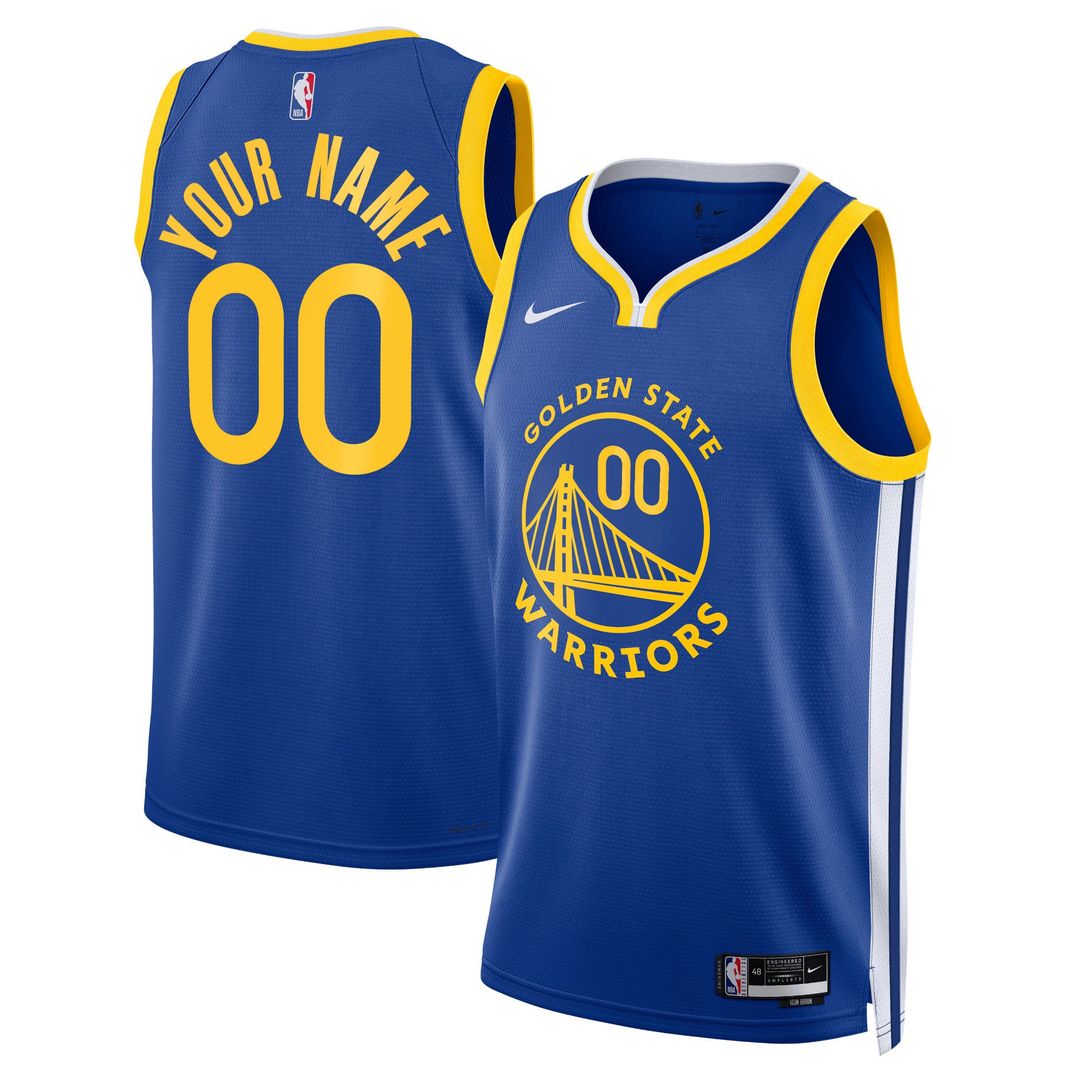 Golden State Warriors Nike Unisex Swingman Custom Jersey Royal - Icon Edition | NBA Fan Gear