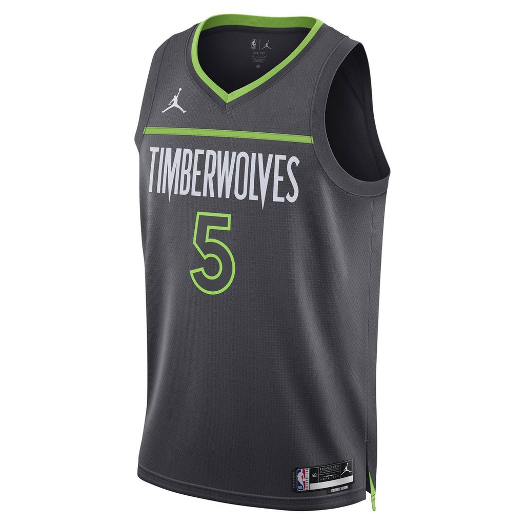 Anthony Edwards Minnesota Timberwolves Jordan Brand Unisex Swingman Jersey - Statement Edition - Charcoal | NBA Fan Gear