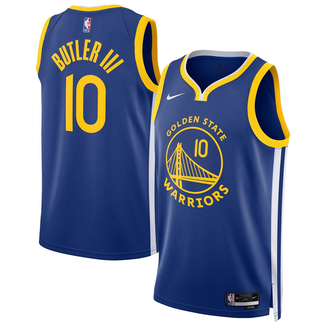 Jimmy Butler III Golden State Warriors Nike Male Swingman Player Jersey - Icon Edition - Royal | NBA Fan Gear