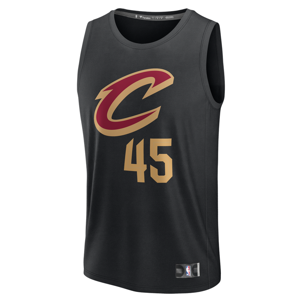 Donovan Mitchell Cleveland Cavaliers Fanatics Youth Fast Break Replica Jersey - Black - Statement Edition | NBA Fan Gear