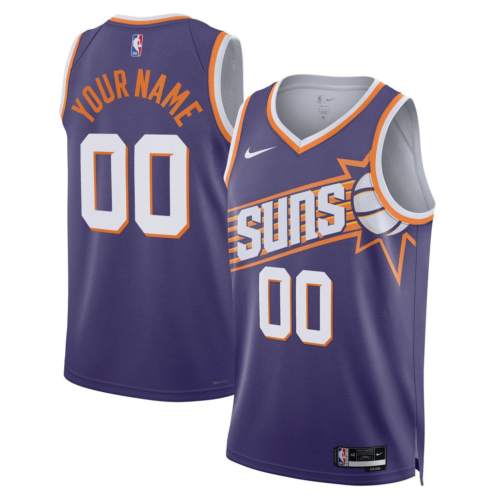 Phoenix Suns Nike Unisex Swingman Custom Jersey - Purple - Icon Edition | NBA Fan Gear