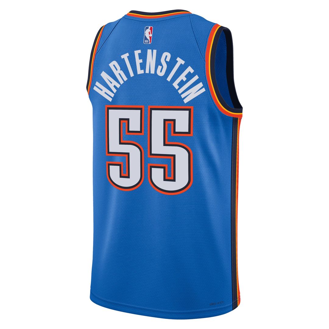 Isaiah Hartenstein Oklahoma City Thunder Nike Unisex Swingman Player Jersey - Icon Edition - Blue | NBA Fan Gear