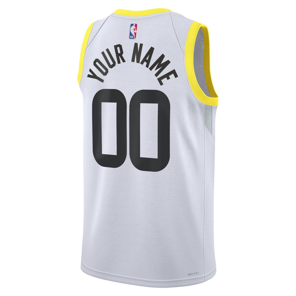 Utah Jazz Nike Unisex Swingman Custom Jersey White - Association Edition | NBA Fan Gear