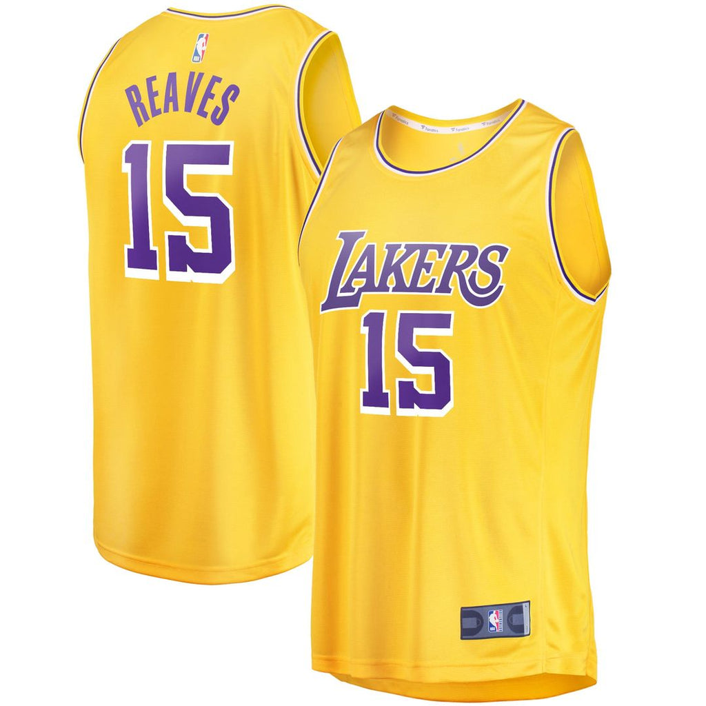 Austin Reaves Los Angeles Lakers Fanatics Fast Break Player Jersey - Icon Edition - Gold | NBA Fan Gear