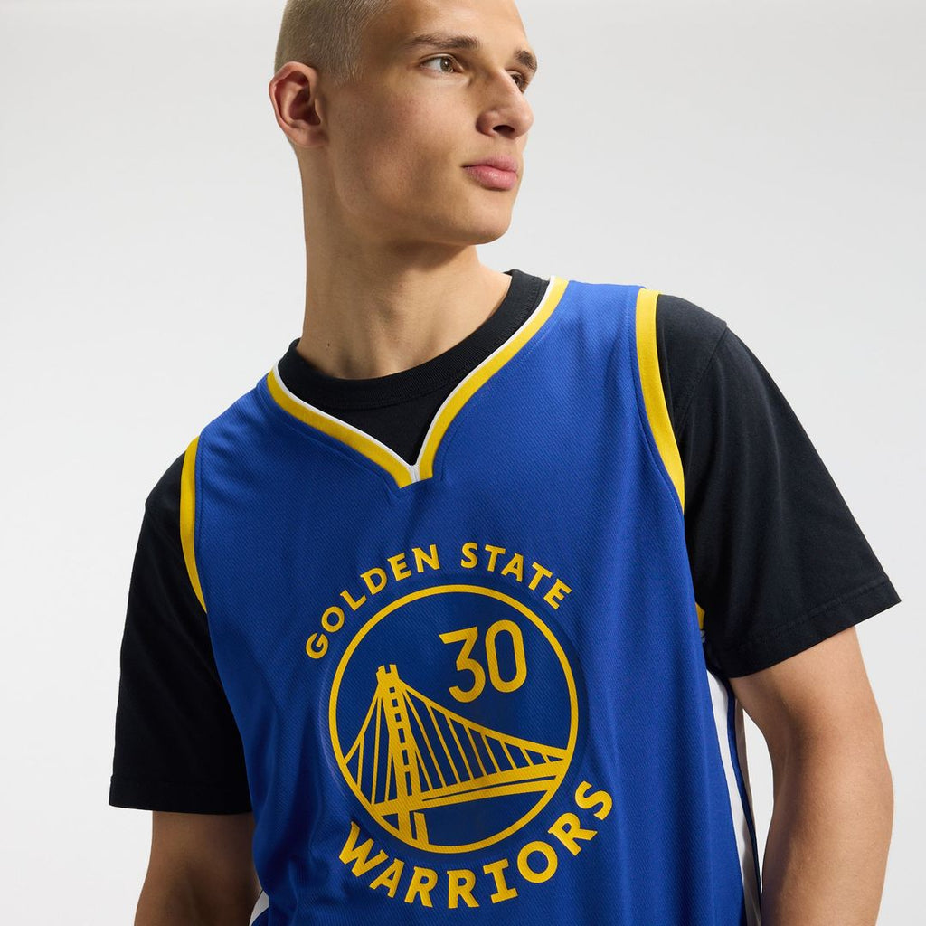 Stephen Curry Golden State Warriors Fanatics Fast Break Replica Jersey - Icon Edition - Royal | NBA Fan Gear