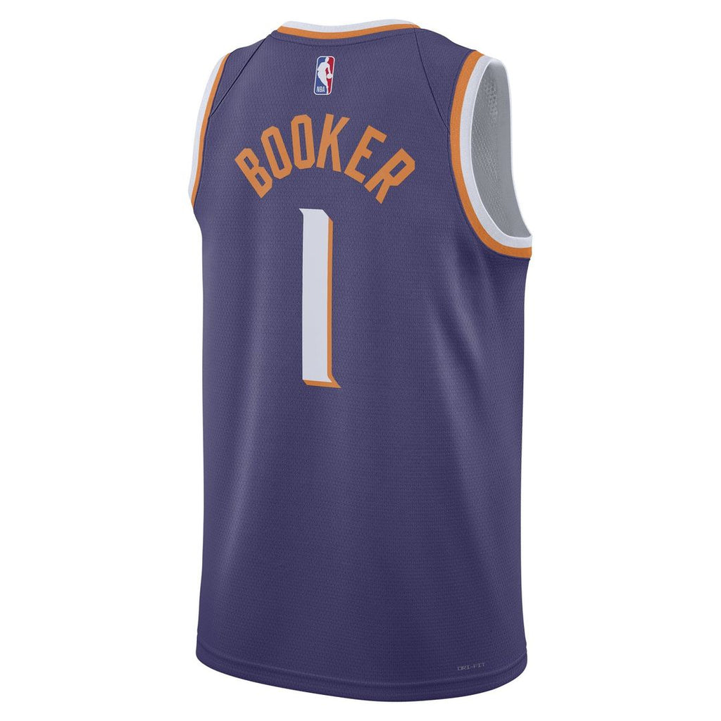 Devin Booker Phoenix Suns Nike Unisex Swingman Jersey - Icon Edition - Purple | NBA Fan Gear