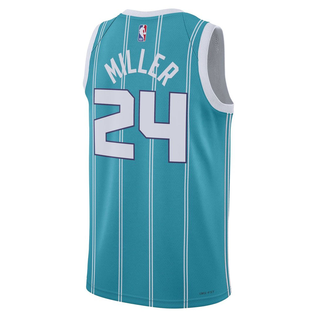 Brandon Miller Charlotte Hornets Nike Unisex NBA Draft Swingman Jersey - Icon Edition - Teal | Fan Gear