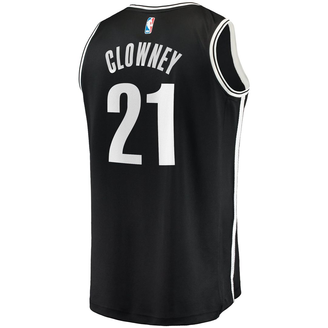 Noah Clowney Brooklyn Nets Fanatics Fast Break Replica Jersey - Icon Edition - Black | NBA Fan Gear