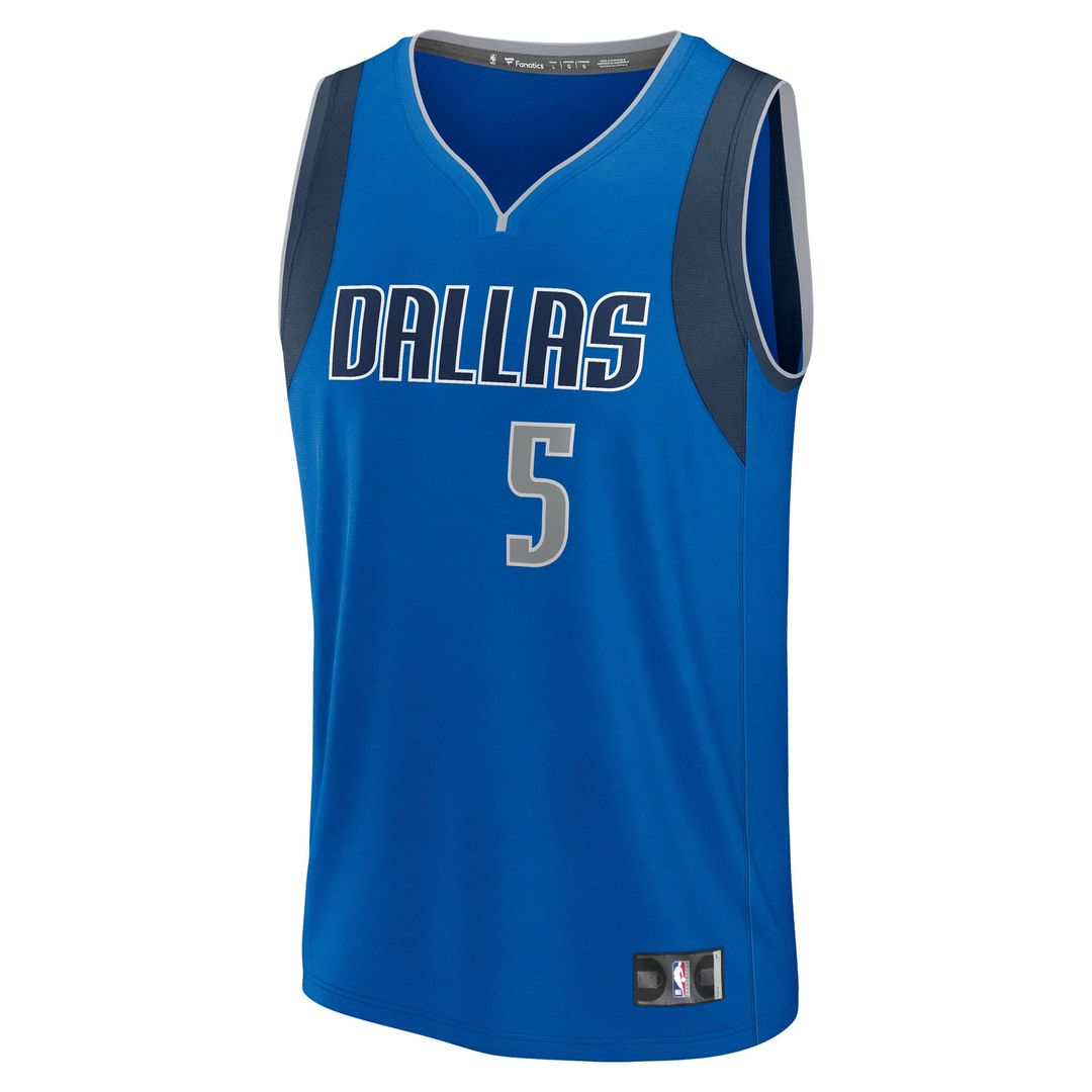D'Angelo Russell Dallas Mavericks Fanatics Fast Break Replica Player Jersey - Icon Edition - Blue | NBA Fan Gear