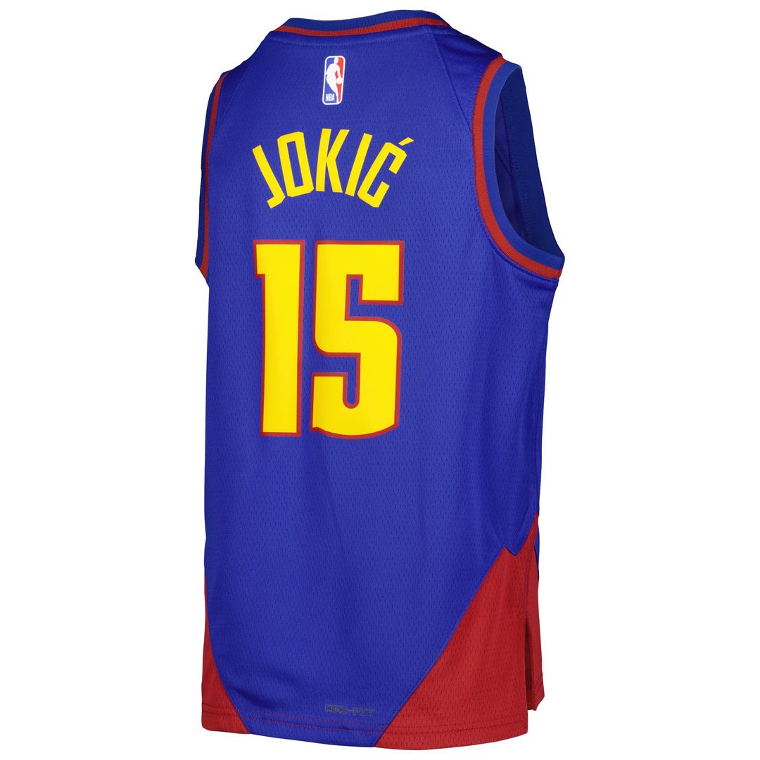 Nikola Jokic Denver Nuggets Jordan Brand Youth Swingman Jersey - Statement Edition - Blue | NBA Fan Gear