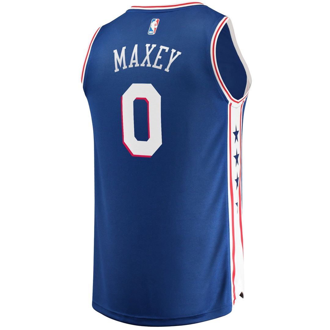 Tyrese Maxey Philadelphia 76ers Fanatics Fast Replica Jersey Royal - Icon Edition | NBA Fan Gear