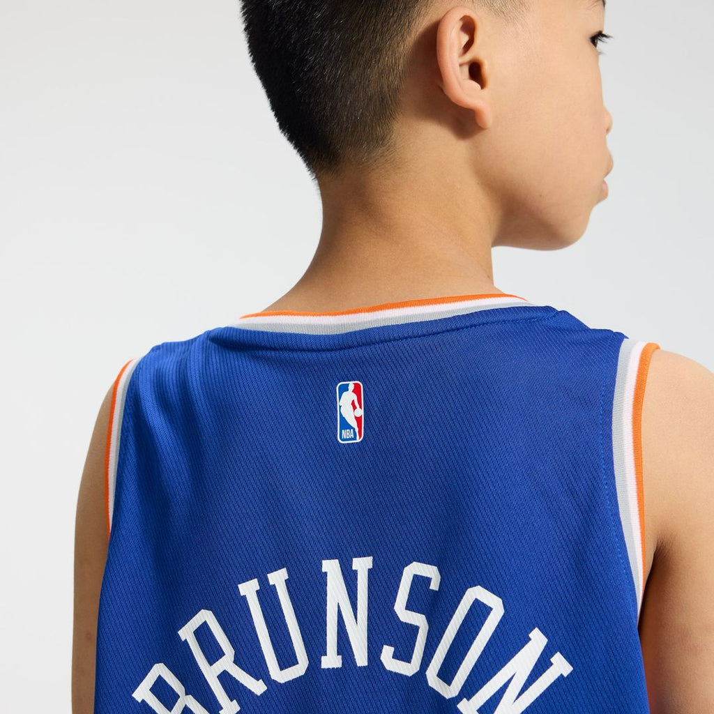 Jalen Brunson New York Knicks Fanatics Youth Fast Break Replica Player Jersey - Icon Edition - Blue | NBA Fan Gear