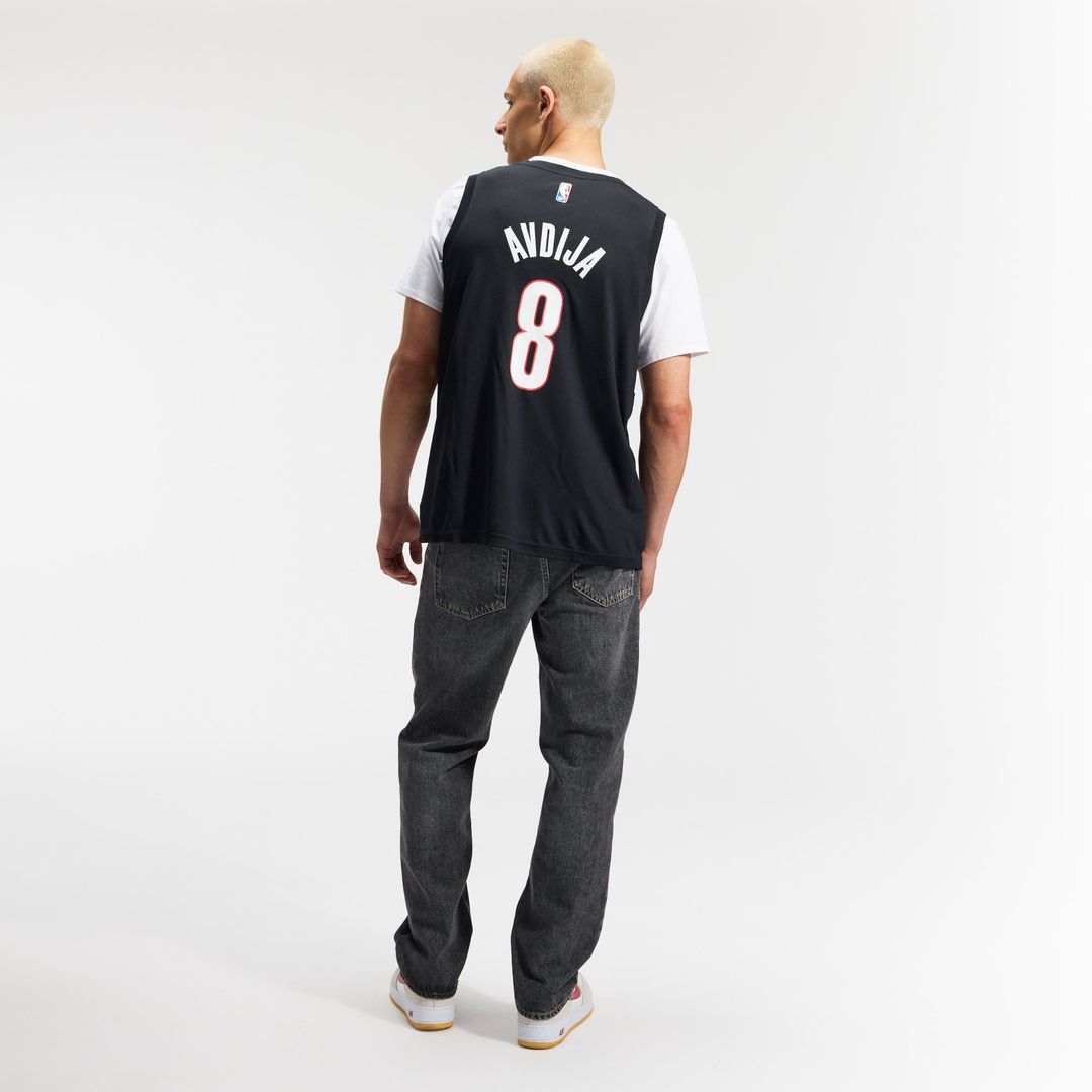 Deni Avdija Portland Trail Blazers Fanatics Fast Break Replica Jersey - Icon Edition - Black | NBA Fan Gear