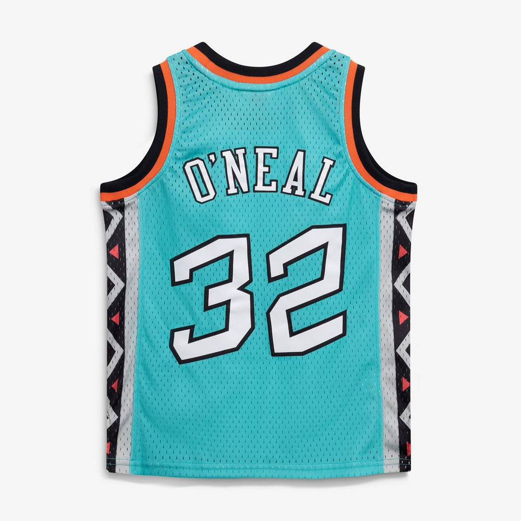 Shaquille O'Neal 1996 NBA All-Star Game Mitchell & Ness Youth Hardwood Classics Swingman Jersey - Teal | Fan Gear