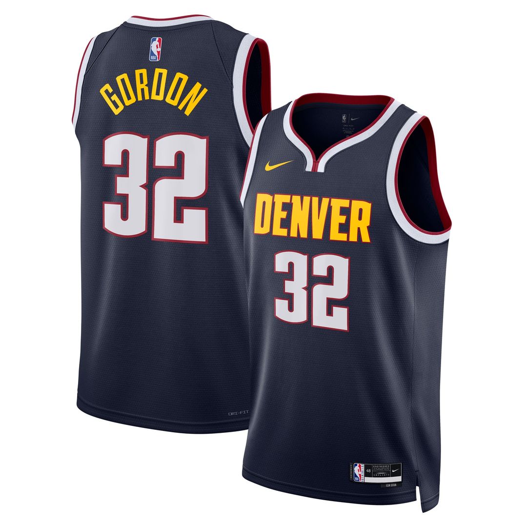 Aaron Gordon Denver Nuggets Nike Unisex Swingman Replica Jersey - Icon Edition - Navy | NBA Fan Gear