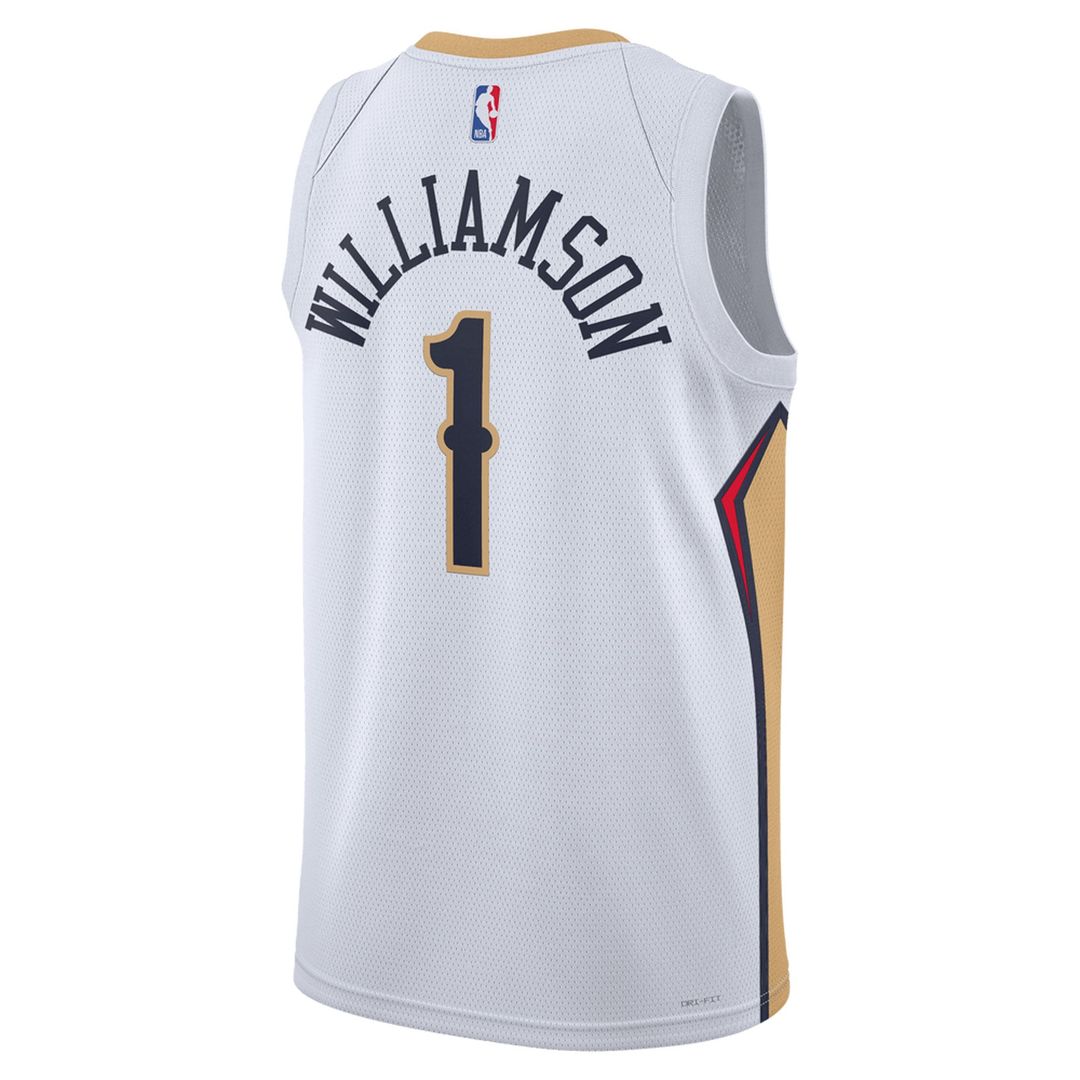 Zion Williamson New Orleans Pelicans Nike Unisex Swingman Jersey - Association Edition - White | NBA Fan Gear