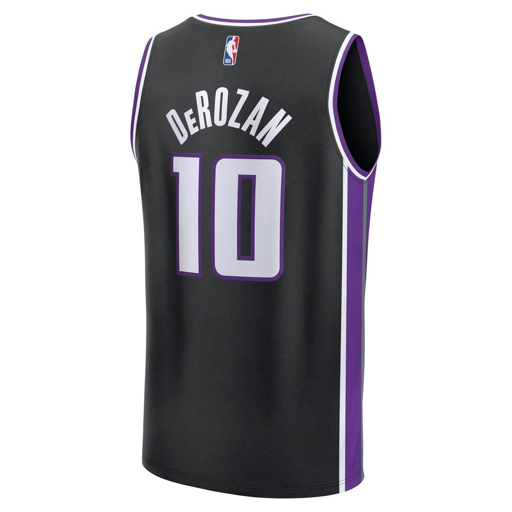 DeMar DeRozan Sacramento Kings Fanatics Youth Fast Break Replica Player Jersey - Icon Edition - Black | NBA Fan Gear