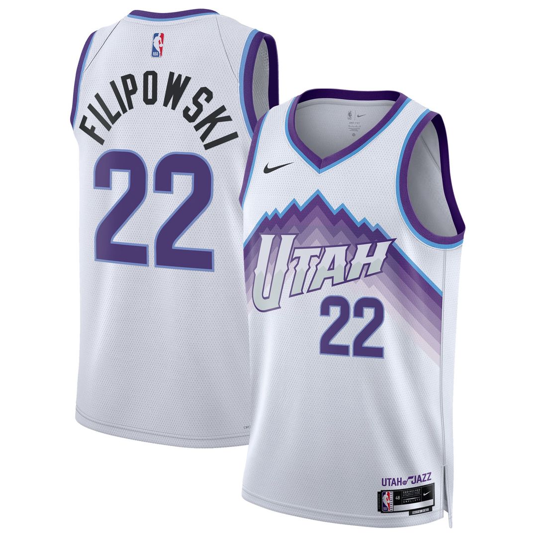 Kyle Filipowski Utah Jazz Nike Unisex Swingman Jersey - Association Edition - White | NBA Fan Gear