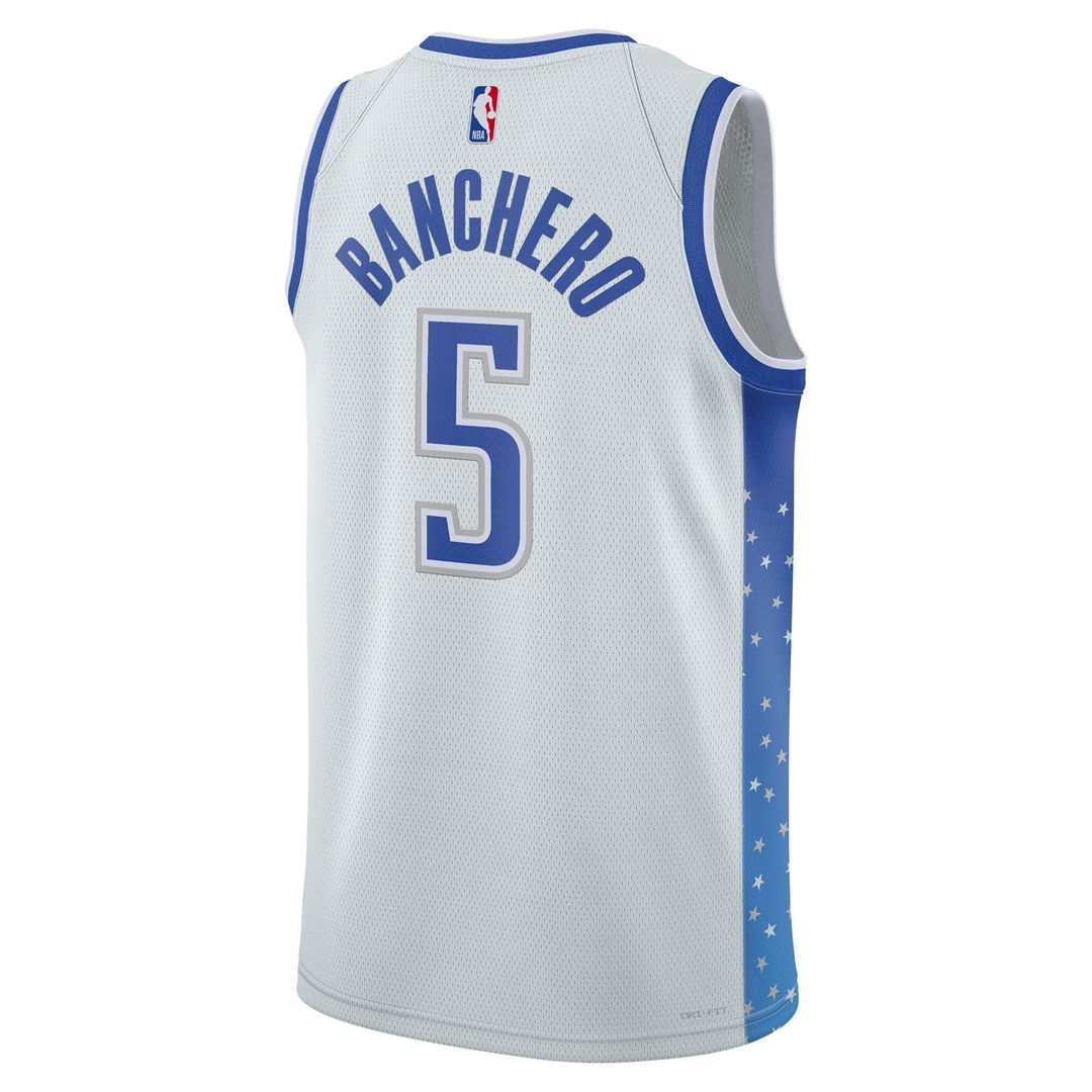 Paolo Banchero Orlando Magic Nike Unisex 2025/ 26 Swingman Jersey - Silver - City Edition | NBA Fan Gear