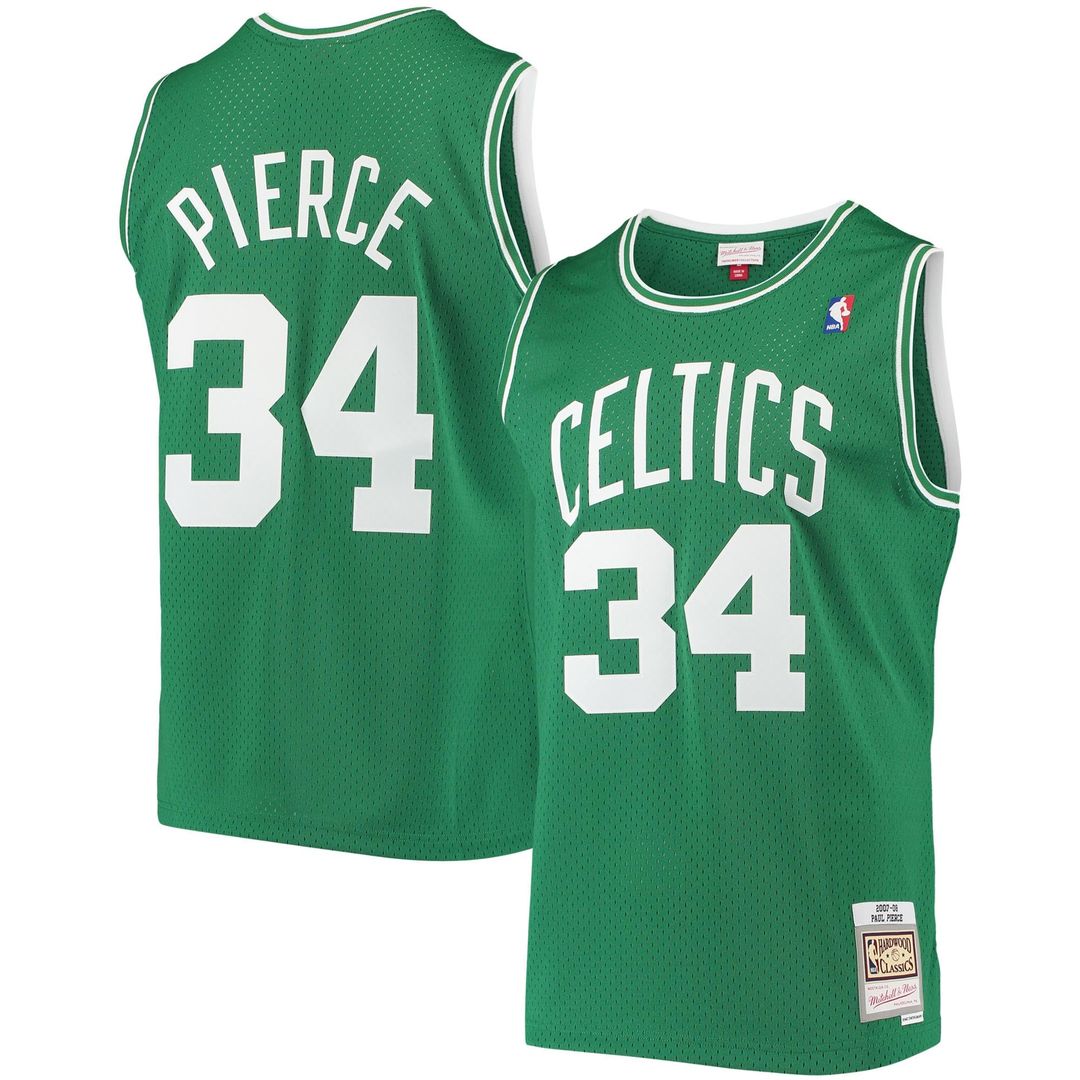 Paul Pierce Boston Celtics Mitchell & Ness Hardwood Classics Swingman Jersey - Kelly Green | NBA Fan Gear