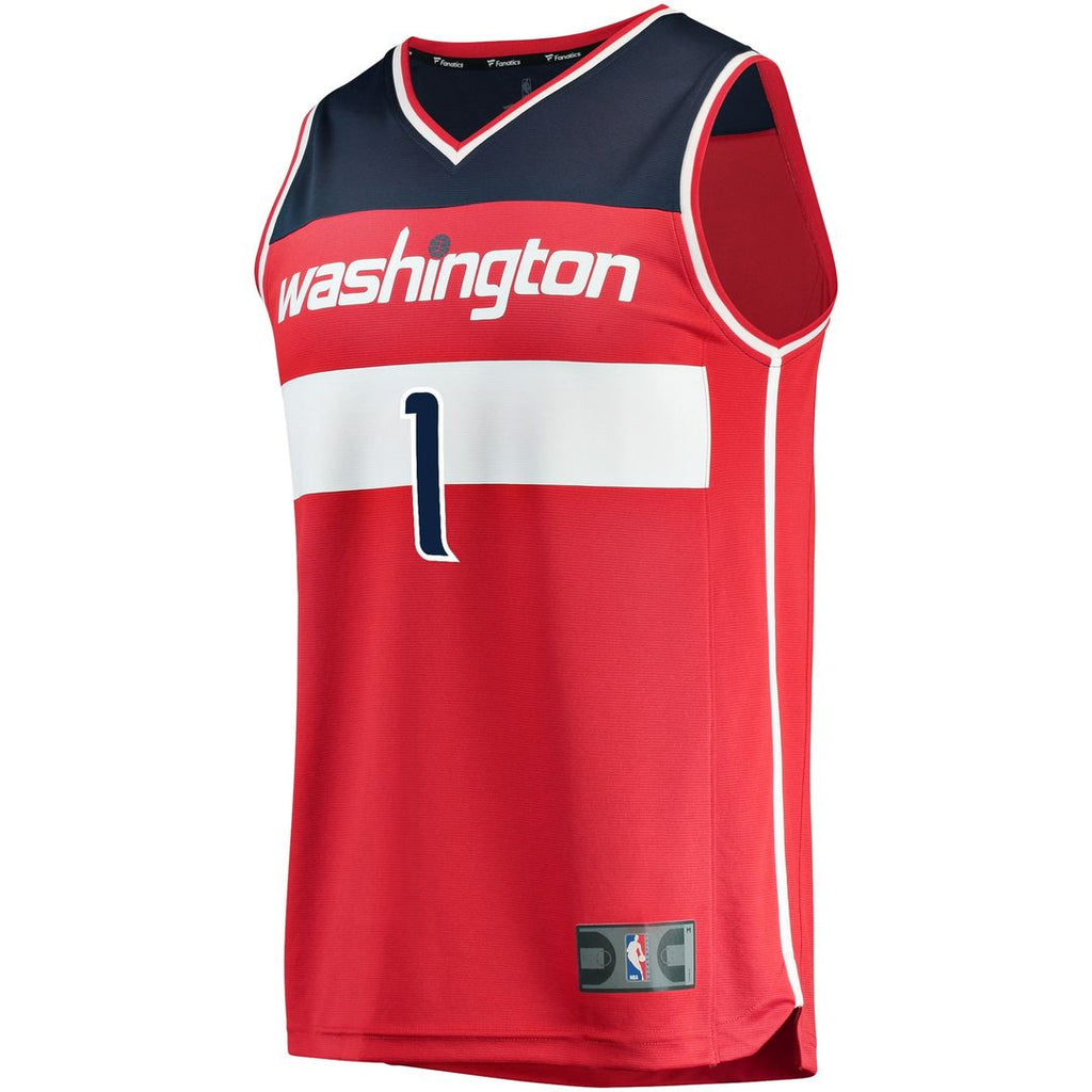 Johnny Davis Washington Wizards Fanatics Youth Fast Break Replica Jersey - Icon Edition - Red | NBA Fan Gear