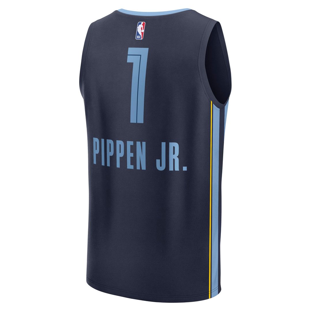 Scotty Pippen Jr. Memphis Grizzlies Fanatics Fast Break Replica Player Jersey - Icon Edition - Navy | NBA Fan Gear