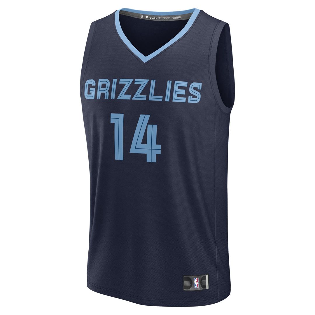 Zach Edey Memphis Grizzlies Fanatics 2024 NBA Draft Fast Break Player Jersey - Icon Edition - Navy | Fan Gear