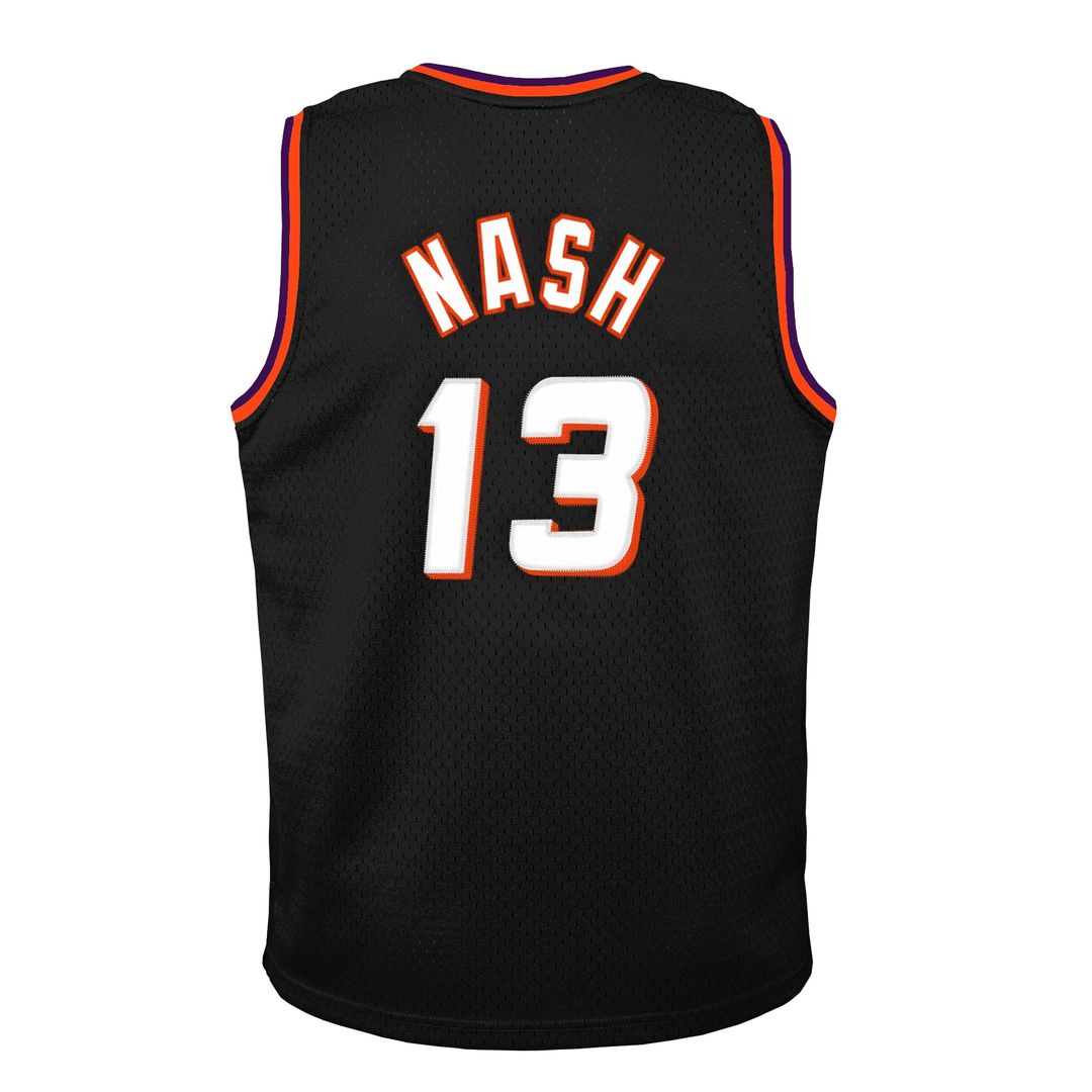 Steve Nash Phoenix Suns Mitchell & Ness Toddler 1996/ 97 Swingman Jersey - Black | NBA Fan Gear