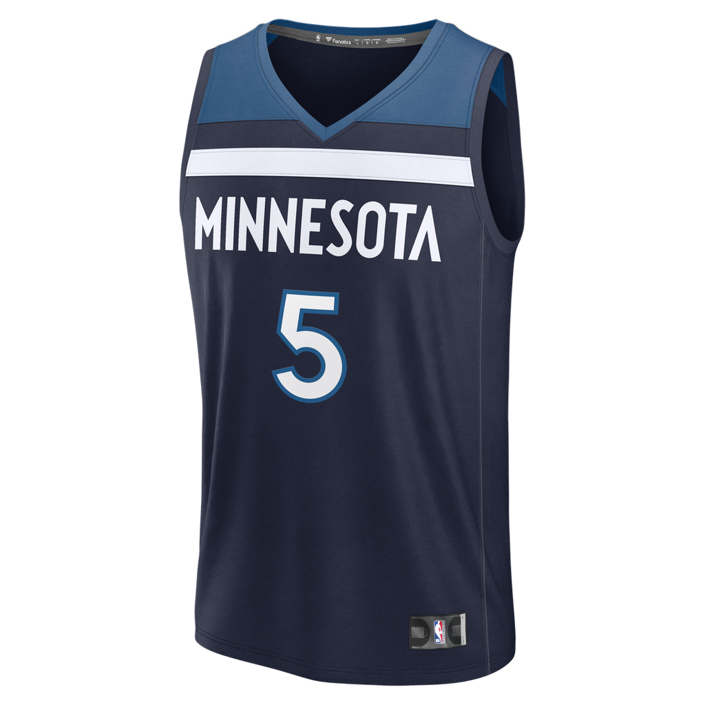 Anthony Edwards Minnesota Timberwolves Fanatics Fast Break Replica Player Jersey - Icon Edition - Navy | NBA Fan Gear