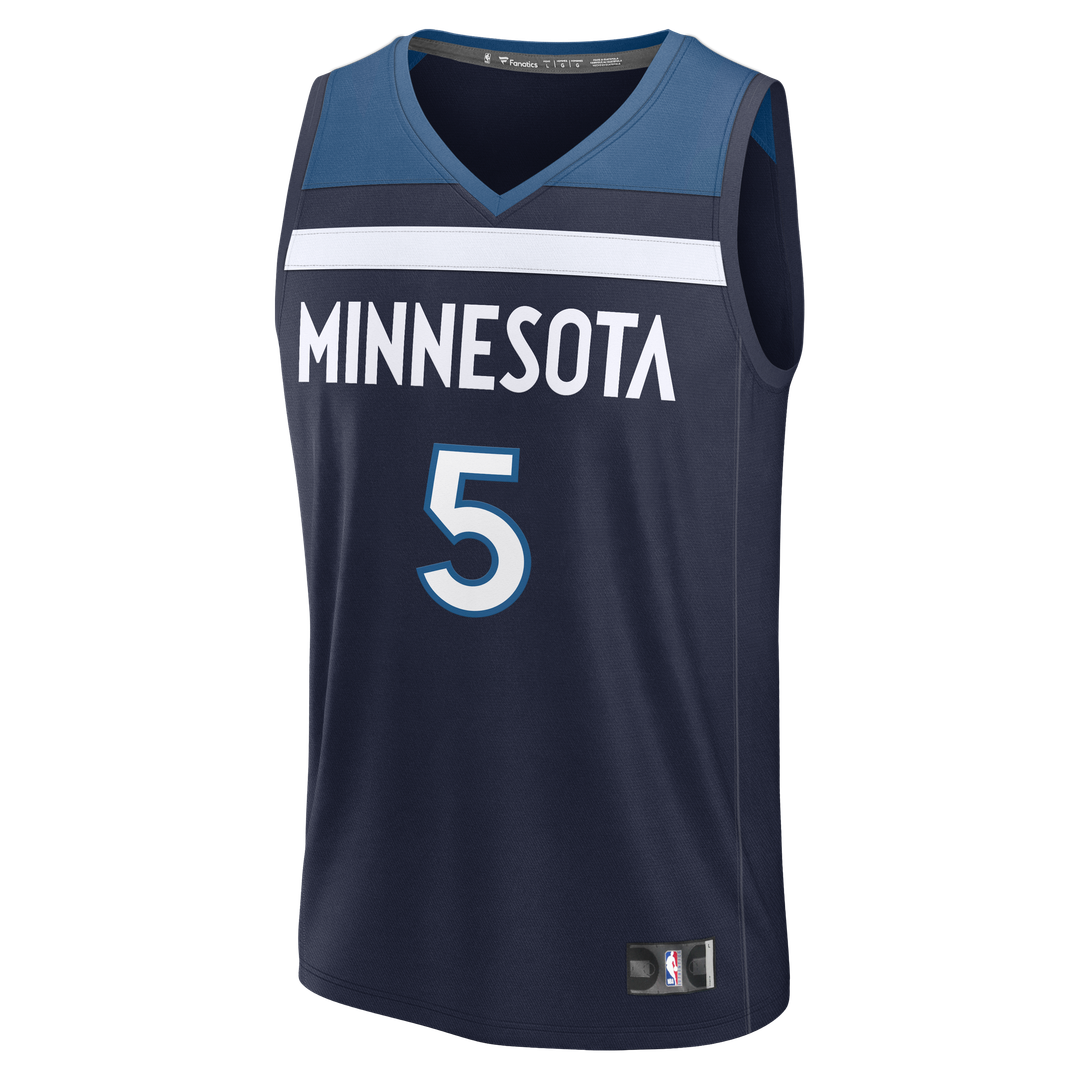 Anthony Edwards Minnesota Timberwolves Fanatics Fast Break Replica Player Jersey - Icon Edition - Navy | NBA Fan Gear