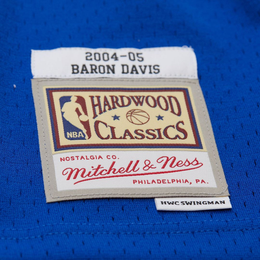 Baron Davis Golden State Warriors Mitchell & Ness Hardwood Classics 2004/ 05 Swingman Jersey - Royal | NBA Fan Gear