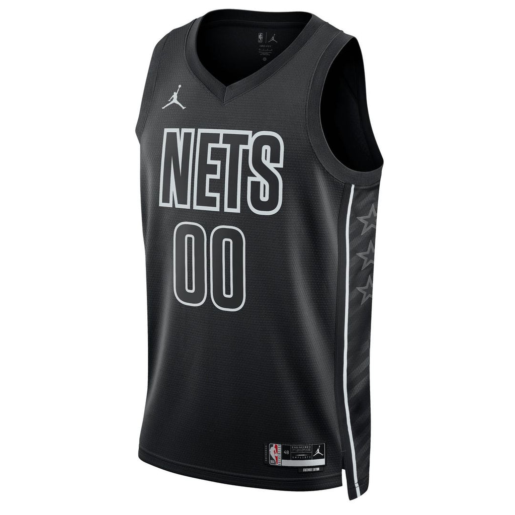 Brooklyn Nets Jordan Brand Unisex 2022/ 23 Swingman Custom Jersey - Statement Edition - Black | NBA Fan Gear