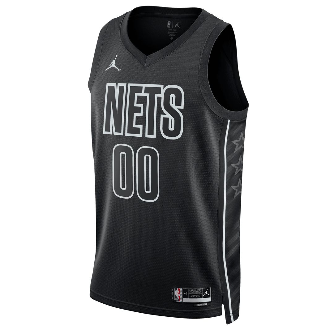 Brooklyn Nets Jordan Brand Unisex 2022/ 23 Swingman Custom Jersey - Statement Edition - Black | NBA Fan Gear