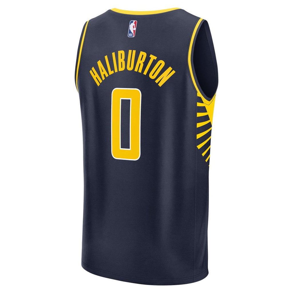 Tyrese Haliburton Indiana Pacers Fanatics Fast Break Replica Jersey - Icon Edition - Navy | NBA Fan Gear