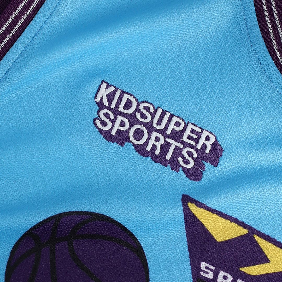 Sacramento Kings NBA & KidSuper Studios by Fanatics Unisex Hometown Jersey - Blue | NBA x KidSuper Fan Gear