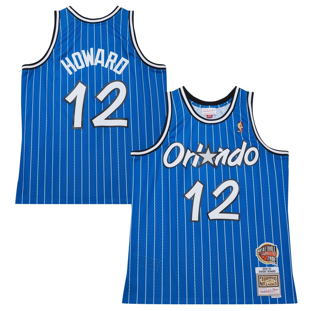 Dwight Howard Orlando Magic 2004/ 05 Hardwood Classics Hall of Fame Swingman Jersey - Blue | Mitchell & Ness NBA Fan Gear