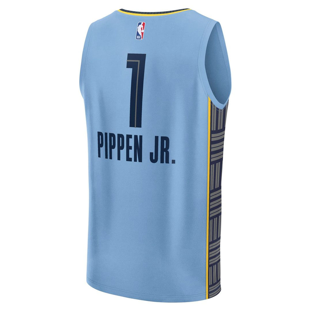 Scotty Pippen Jr. Memphis Grizzlies Fanatics Fast Break Replica Player Jersey - Statement Edition - Light Blue | NBA Fan Gear