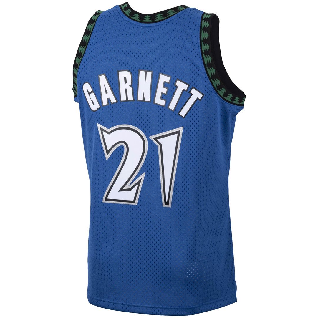 Kevin Garnett Minnesota Timberwolves Mitchell & Ness 2003/ 04 Hardwood Classics Swingman Jersey - Blue | NBA Fan Gear