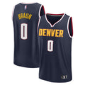 Christian Braun Denver Nuggets Fanatics Fast Break Replica Player Jersey - Icon Edition - Navy | NBA Fan Gear
