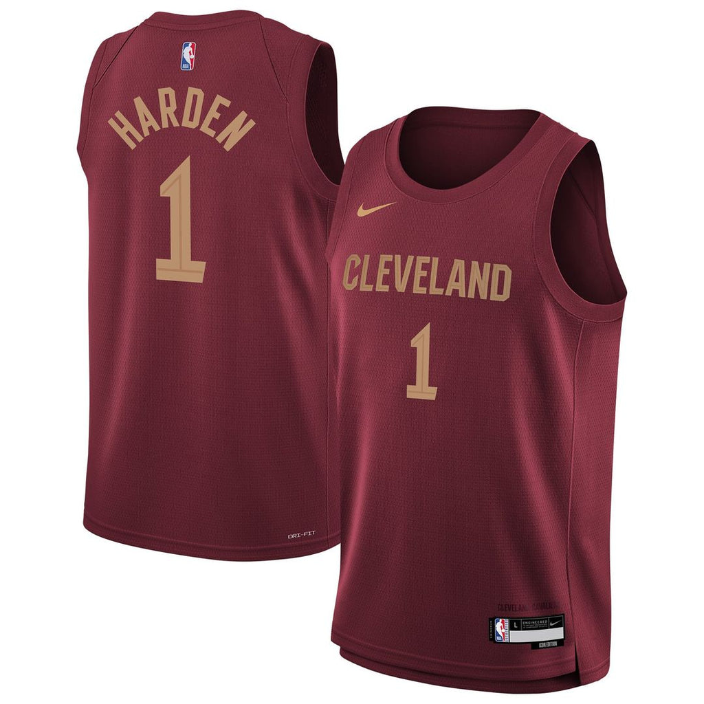 James Harden Cleveland Cavaliers Nike Youth Swingman Jersey - Icon Edition - Wine | NBA Fan Gear