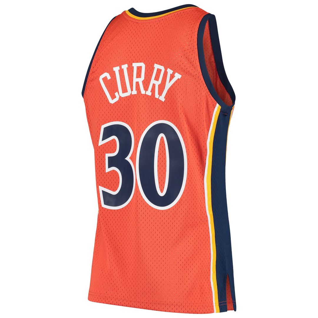 Stephen Curry Golden State Warriors Mitchell & Ness Hardwood Classics Swingman Jersey - White | NBA Fan Gear