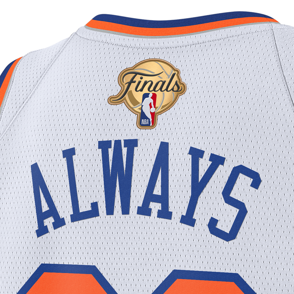 New York Knicks Nike Unisex 2026 NBA Finals Champions Always 26 Swingman Jersey - White - Association Edition | Fan Gear