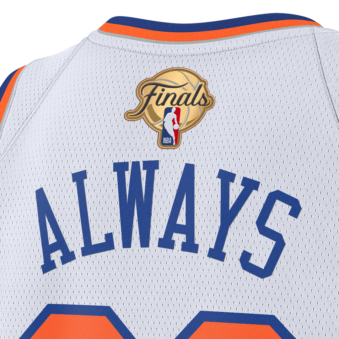 New York Knicks Nike Unisex 2026 NBA Finals Champions Always 26 Swingman Jersey - White - Association Edition | Fan Gear